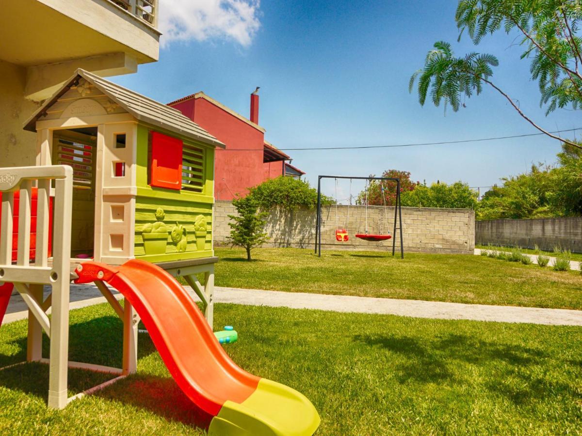 Cozy Family Friendly Apartment With Large Garden Close To Beaches - Dirella Kynopiástai Esterno foto